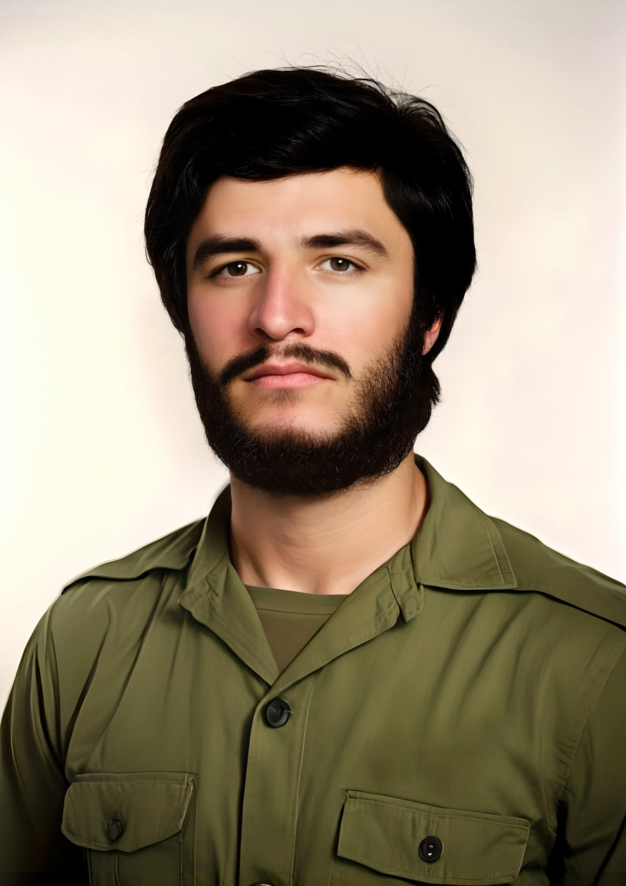 تصویر بازسازی شده باکیفیت از شهید فرهاد آسمانی